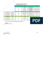 JADWAL PELAJARAN KELAS 5 A