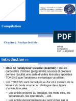 Cours Compilation Chapitre 2 Analyse Lexicale