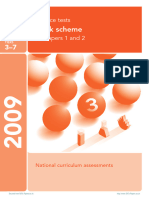 ks3 Science 2009 Marking Scheme