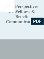 New Perspectives in Wellness Benefit Communications