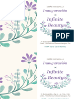 Infinity Beauty Invitaciones