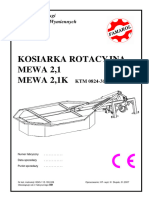 Katalog Części Unia Famarol - Kosiarka MEWA 2,1, 2,1K