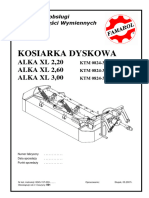 Katalog Części Unia Famarol - Kosiarka ALKA XL 2,20, 2,60, 3,00