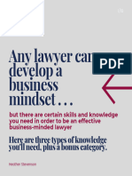 Any Lawyer Can Develop A Business Mindset