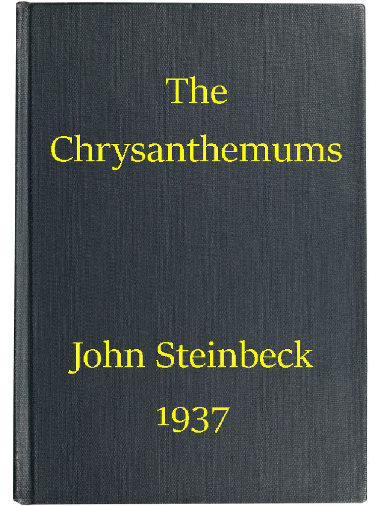 Steinbeck The Chrysanthemums PDF