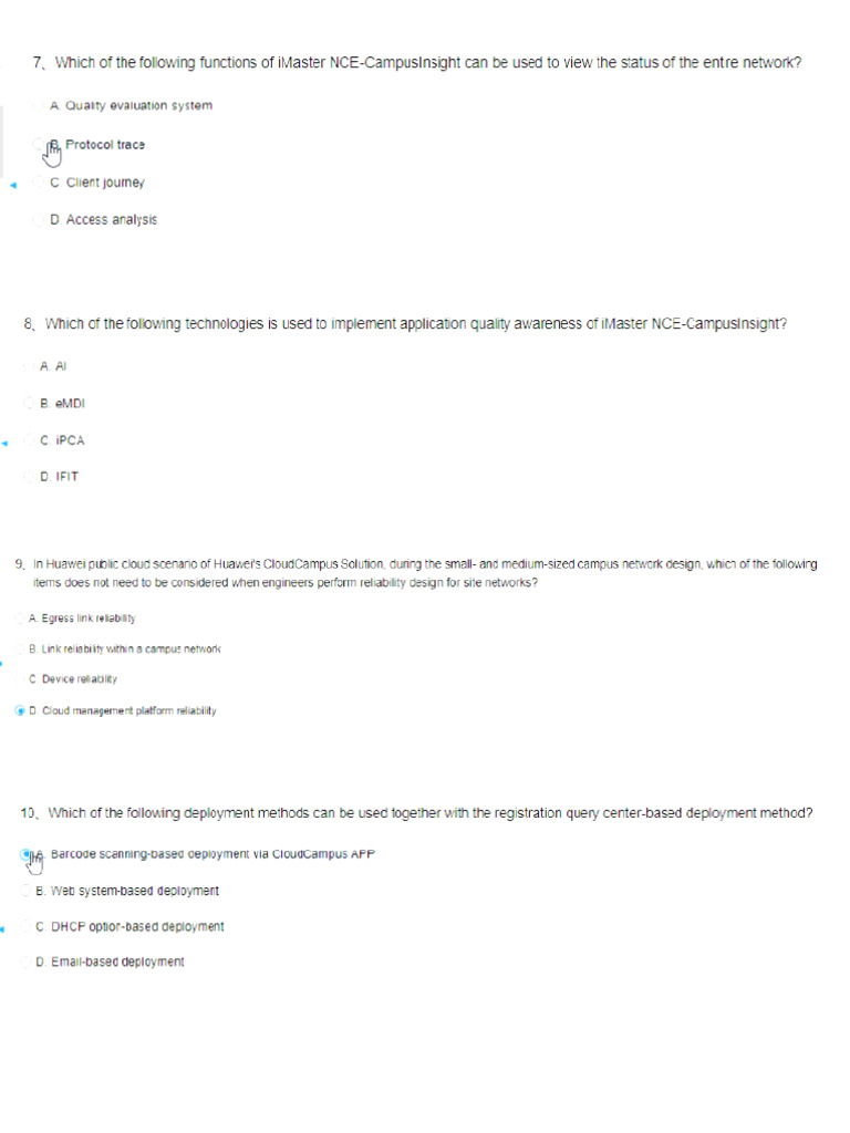 HCSP Presales IP Network H19 401 Exam PDF HCSP Presales IP Network H19 401 Exam PDF