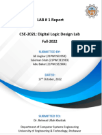 DLD Lab # 1 Report-Sample