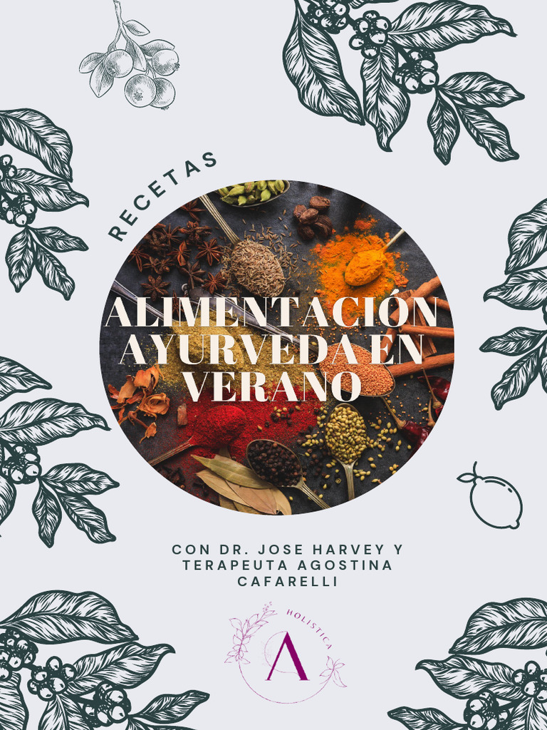 Alimentacion Ayurveda en Verano Recetas PDF Alimentos Cocina