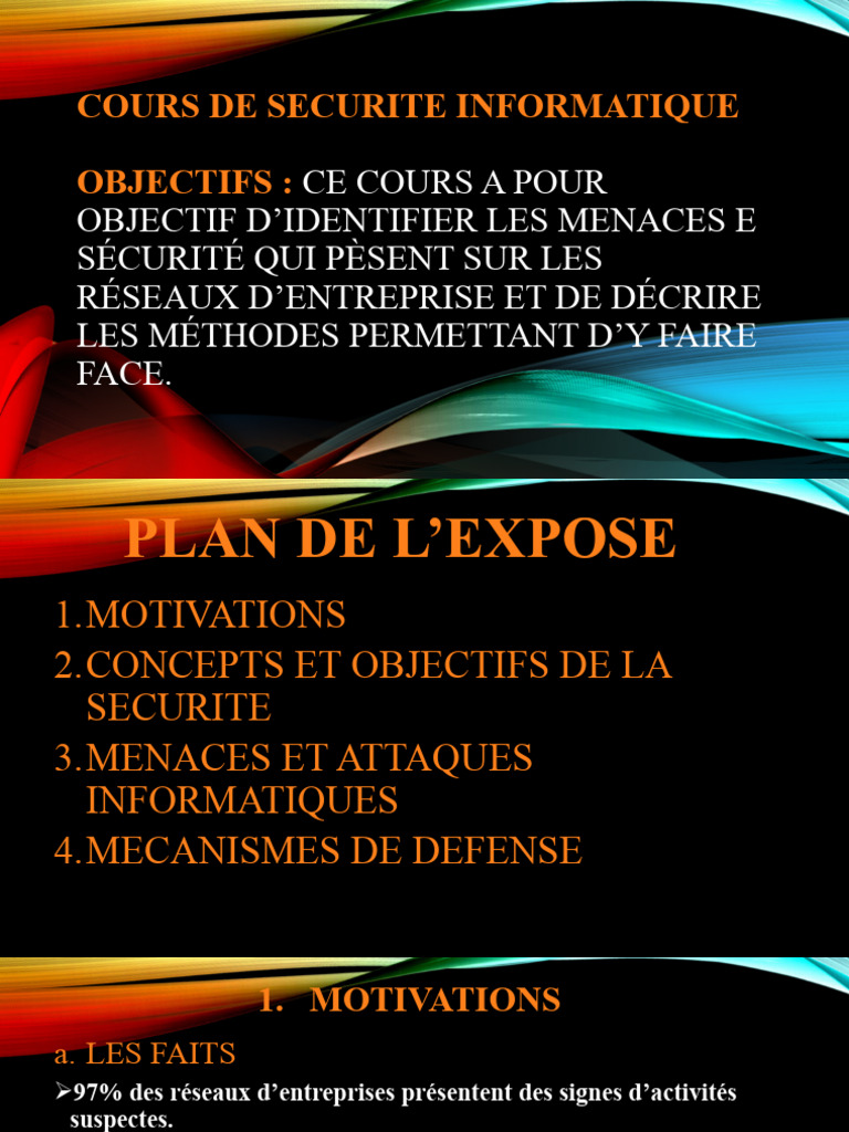 Menaces et Défenses en Sécurité Informatique | PDF | Cryptage ...