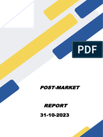 31-10-2023 Post Market Report