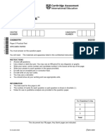 Specimen 2023 QP - Paper 5 CIE Chemistry IGCSE