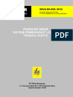 SPLN D5.005 2012 Pedoman Umum PLTS