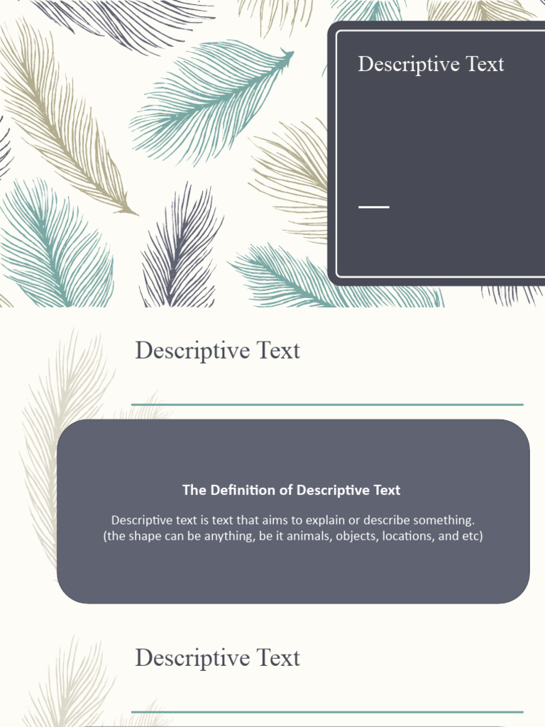 Descriptive Text 11 | PDF | Metaphor | Verb