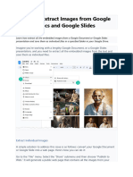 How To Extract Images From Google Docs and Google