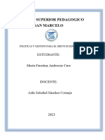 Cuadro de Dominios, Competencias y Desempeños Del Docente