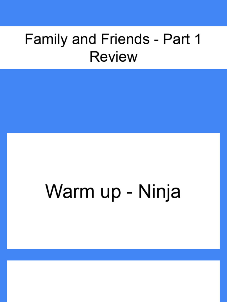 fragment 1 friends and family