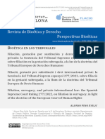 Sentencia Española de Filiacion