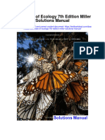 Essentials of Ecology 7th Edition Miller Solutions Manual