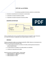 Ficha Reto 3 - Circuito RC en Alterna