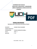 Trabajo Monográfico - Geografia Leoncio Prado