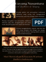 Infografis Pesona Wayang Nusantara