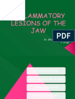Inflammatory Lesions of The JAW: Bhavika Pol Vhatkar 1 Yr PG