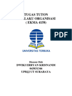 Tugas Tuton - Perilaku Organisasi - Dwiki Erryan Krisnandi - 043831346 - Upbjj Ut Surabaya