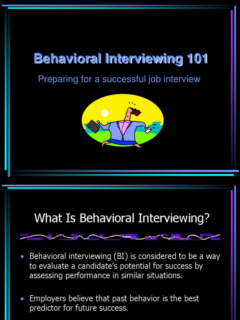 Behavioral Event Interviewing Technique | PDF | Competence (Human ...