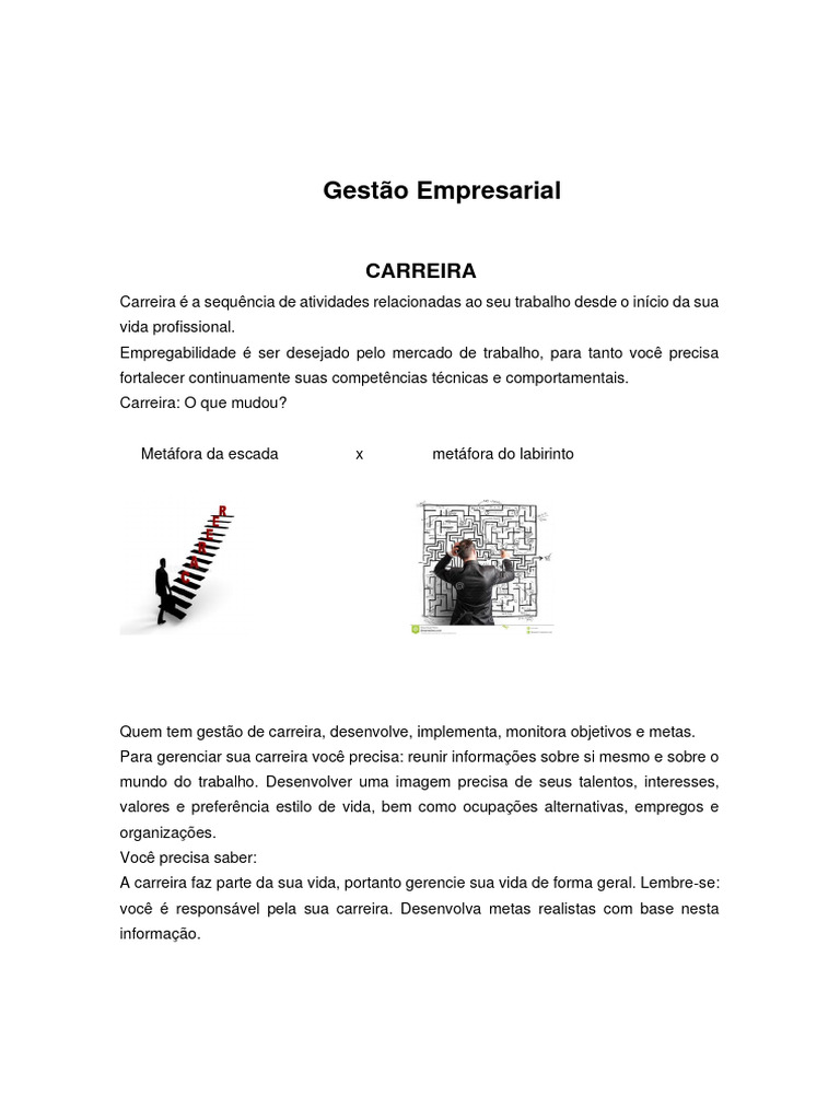 Apostila PDF | PDF | Carreira e Crescimento | Negócios