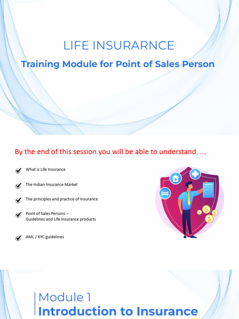 Life Insurance Training Module | PDF | Insurance | Life Insurance