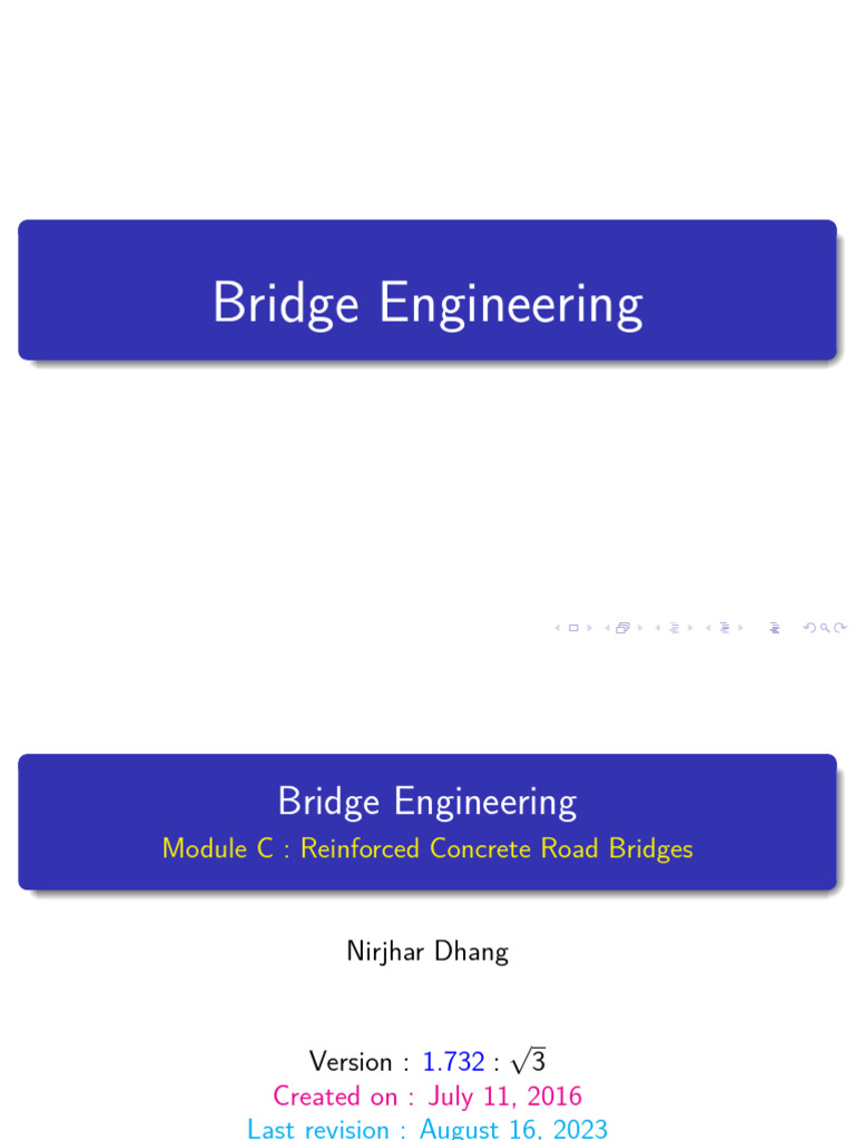 Reinforced Concrete Bridge Design | PDF | Bending | Reinforced Concrete