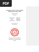 Assignment Report On Cordic Algorithm Implementation Using Verilog