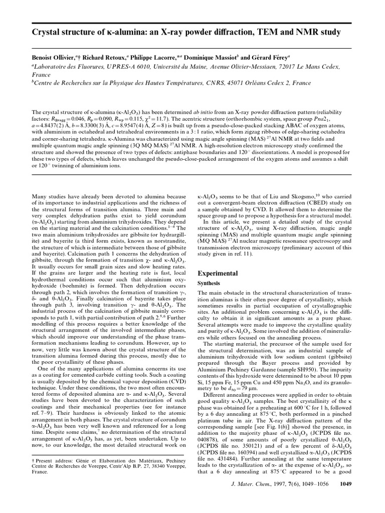 6 kappa cif pdf physical sciences chemistry