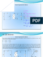 6 - DC Motorlar: Harici Uyartımlı DC Motor