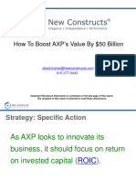 How To Boost AXP by 50 Billion