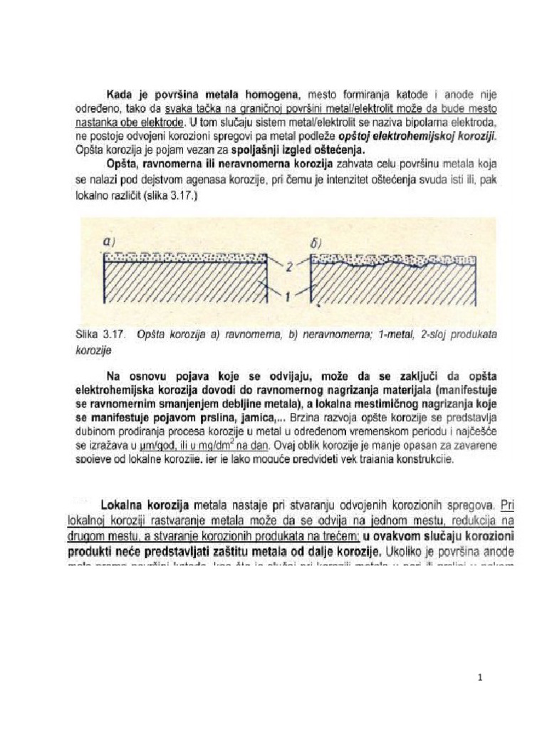 Korozija I Vrste Korozije | PDF
