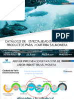 Catálogo de Especialidades, Servicios y Productos para Industria Salmonera