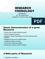 Lecture 2 RM Characteristics, Parts, Eight Step Model