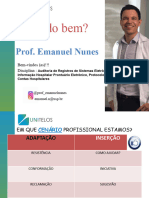 Auditoria de Registros de Sistemas Eletrônicos de Informação Hospitalar Prontuário Eletrônico, Protocolos Clínicos e Contas Hospitalares