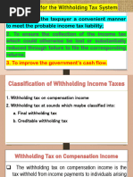 TRAIN Law Amendments on Income Tax Withholding | PDF | Capital Gains ...