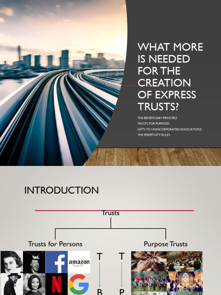 Express Trusts: Key Legal Principles | PDF | Trust Law | English Trust Law