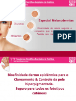 Especial Melanodermias Diversidade de Ativos Seguros e Completos Que Tratam As Hipercromias Faciais Nos Mais Diversos Estágios