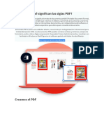 Qué Significan Las Siglas PDF
