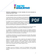 Propuesta Gubernamental Pacto Nacional Reforma Educativa