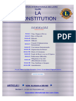 La Constitution Du Lions Clubs International