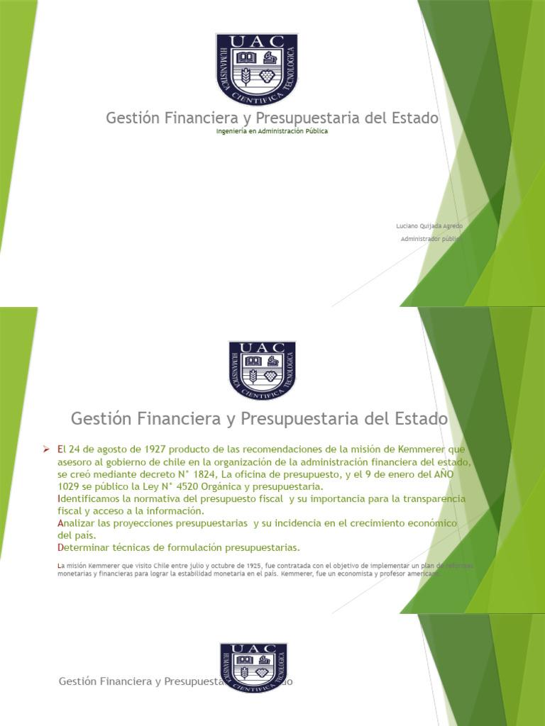 Gestión Financiera del Estado | PDF | Presupuesto | Presupuesto del ...