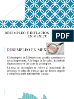 Desempleo e Inflacion en Mexico