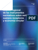 Análisis Regional de Los Instrumentos Normativos Sobre Vertidos, Cuerpos Receptores y Economía Circular