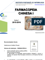 FARMACOPEIA CHINESA I - PDF Download Grátis