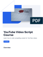 Youtube Video Script Course